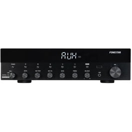Fonestar AS-6060 Amplificador Estéreo HiFi Bluetooth, Radio FM, USB, MP3, 60W+60W RMS